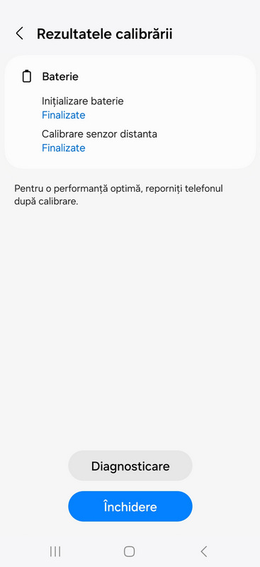 calibrare baterie samsung, 4