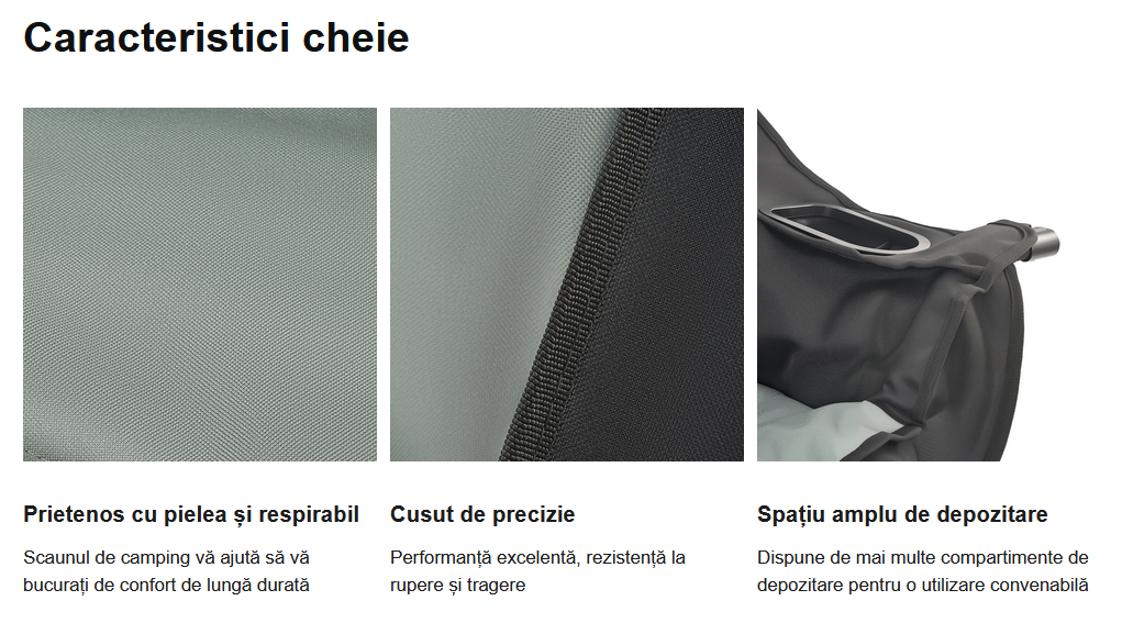 CANAPEA CAMPING, AVANTAJE