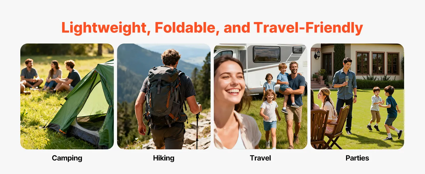 Construit cu un grad de protecție IP65, acest încărcător cu panouri solare funcționează fiabil de la −10°C la 65°C, asigurând performanțe stabile și de lungă durată în diverse medii exterioare.