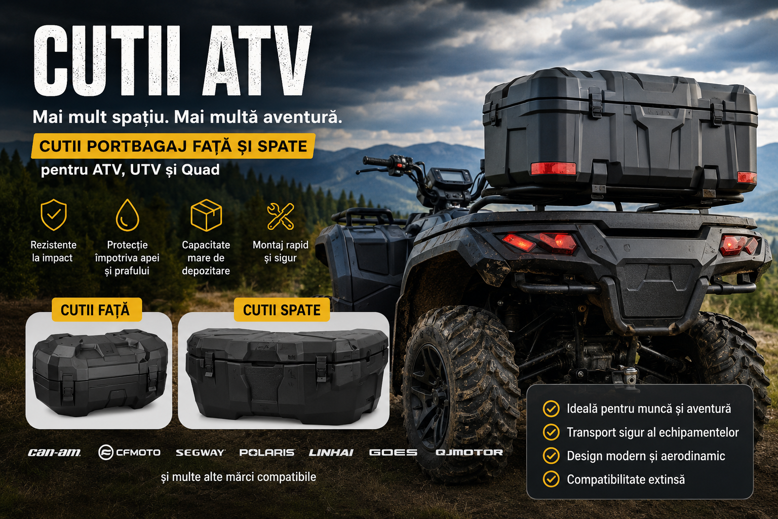 Cutie ATV – Cum Alegi Cea Mai Bună Cutie Portbagaj pentru ATV? Ghid 2026-2027