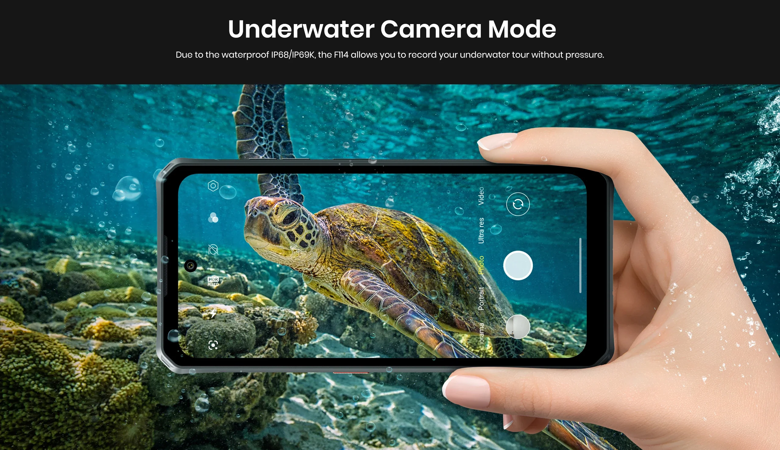 fossibot f106 pro, camera subacvatica
