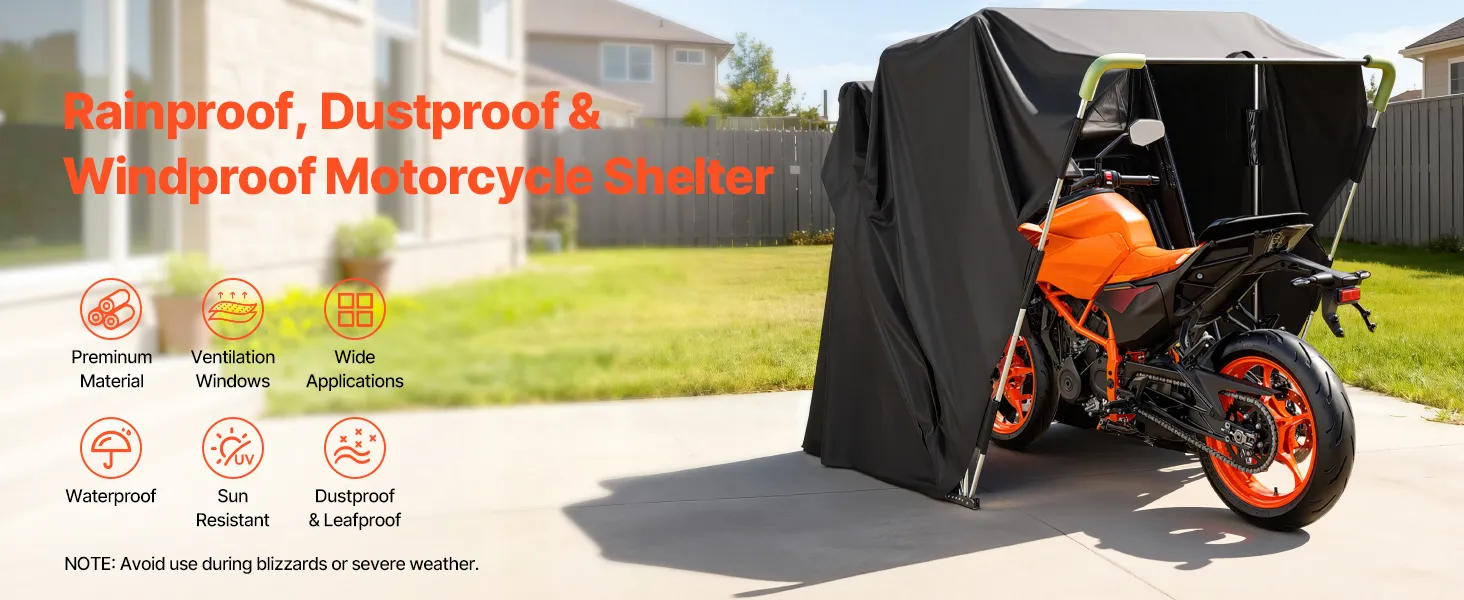 garaj moto , calitate premium 