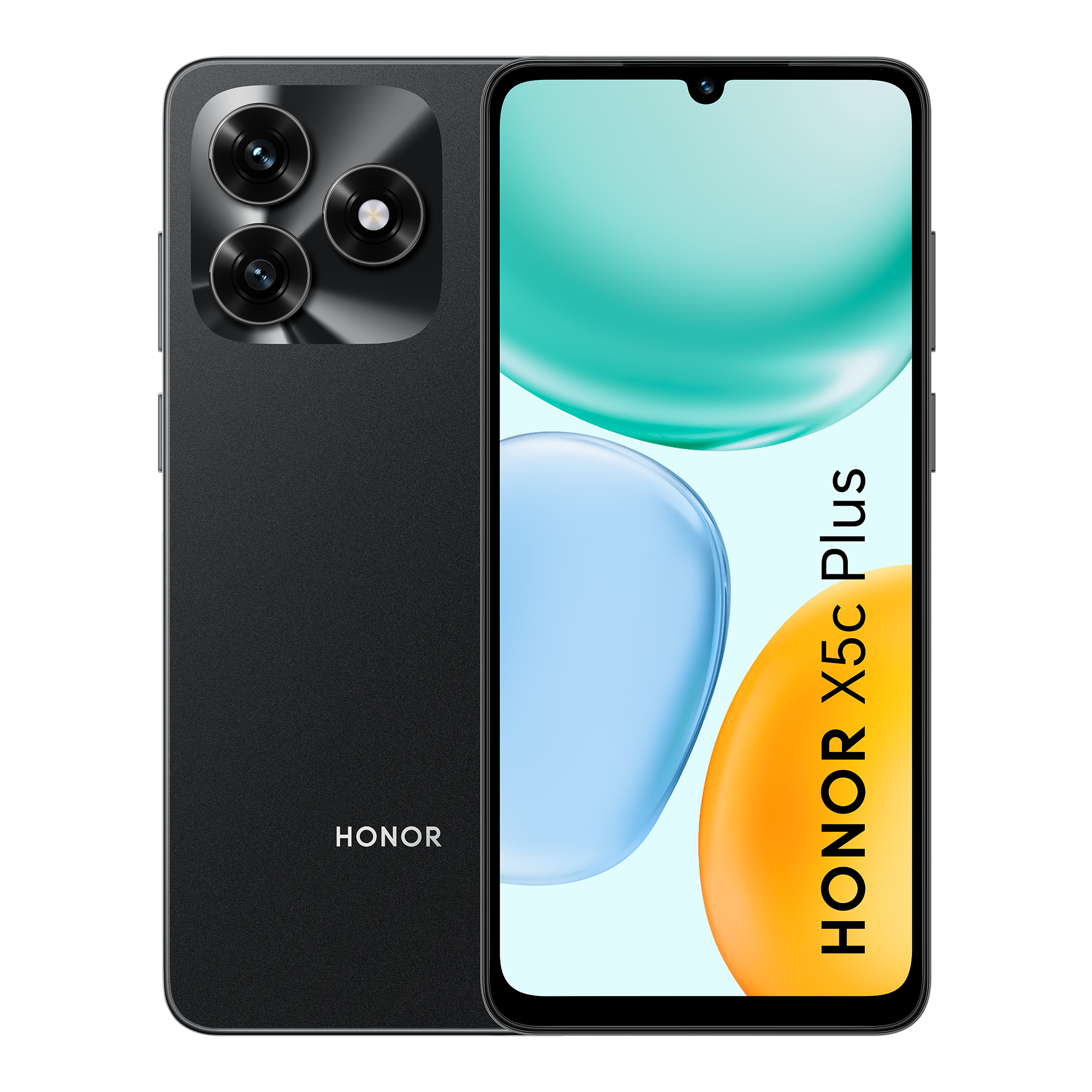 Honor x5c , negru, fata