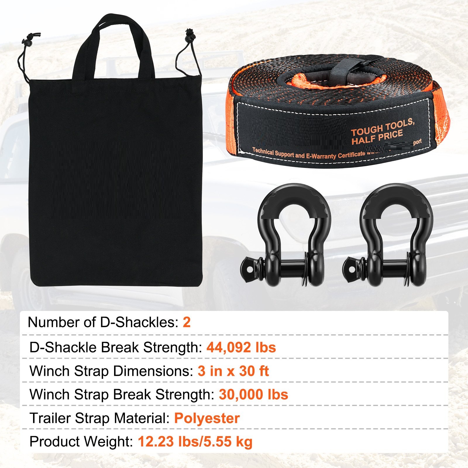 kit recuperare offroad, maveric, patrol