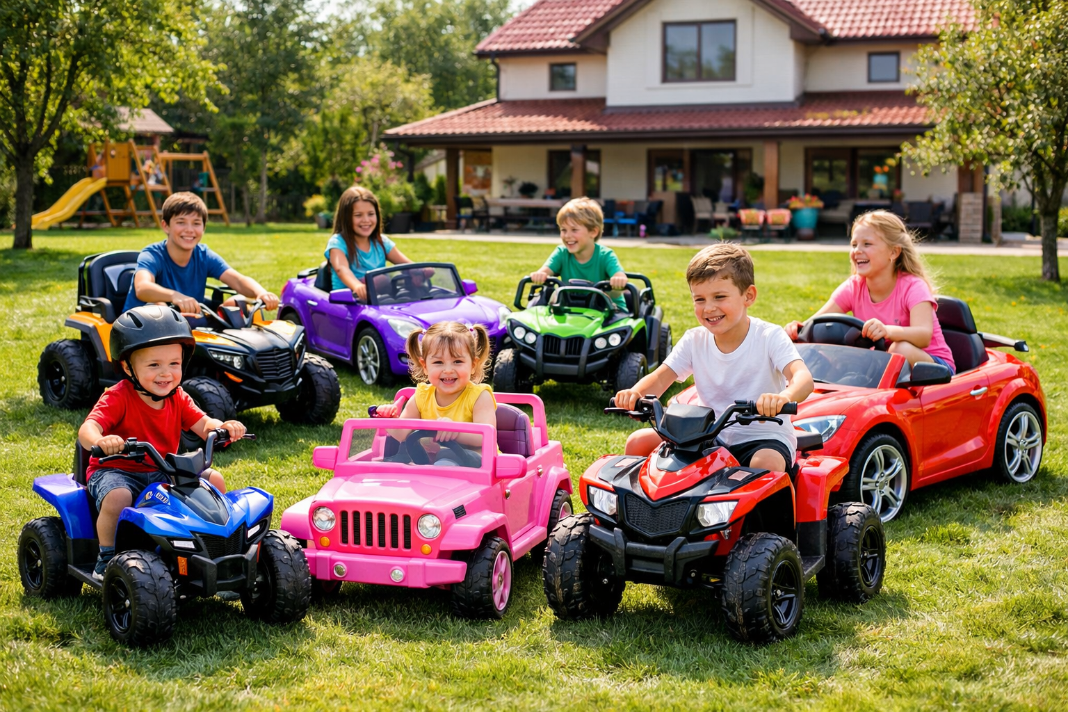 Mașinuțe Electrice pentru Copii 2-14 Ani – ATV, Mașini și Motociclete Electrice | Cadoul Perfect în 2026-2027-2028