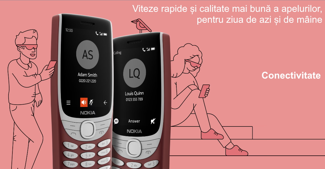 nokia 8210, lateral