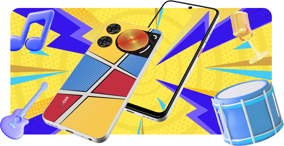 nubia music 2, iluminare