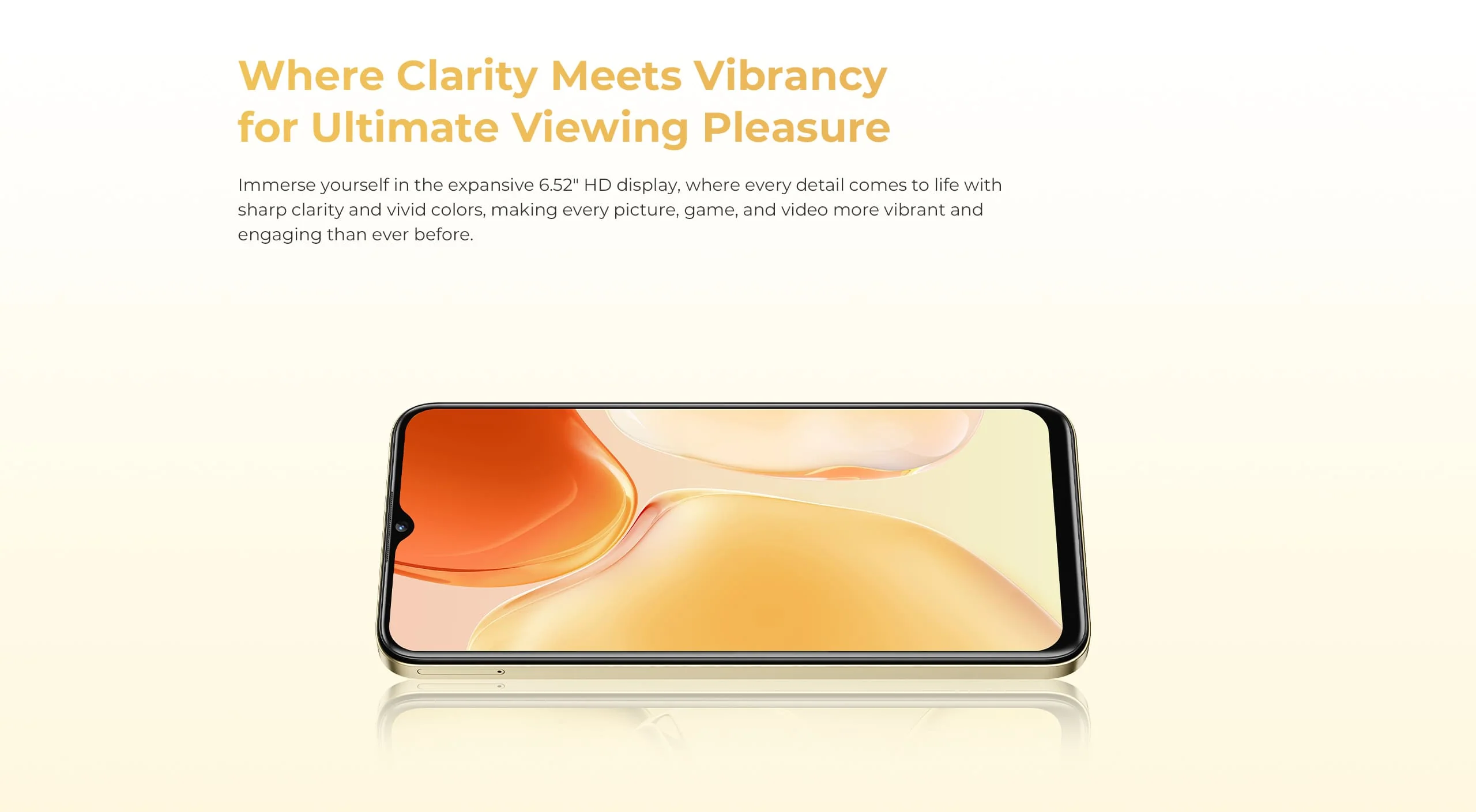 oukitel c1, display mare cu 90hz