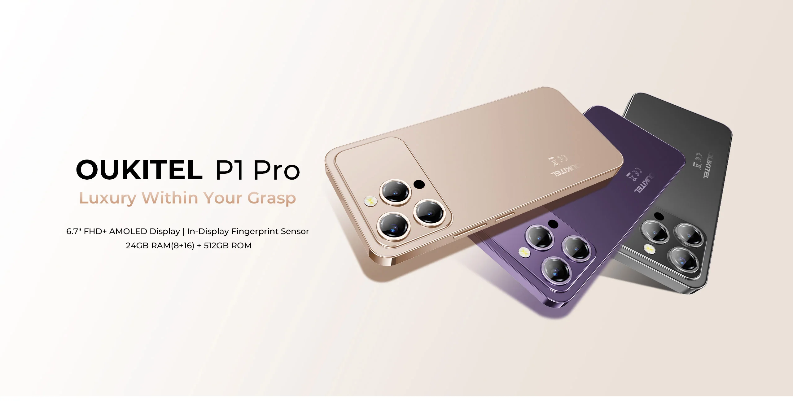 Oukitel P1 Pro față