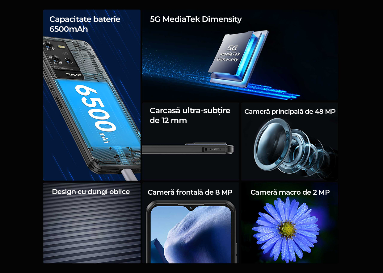 oukitel wp50, Încărcare Rapidă 18W și OTG