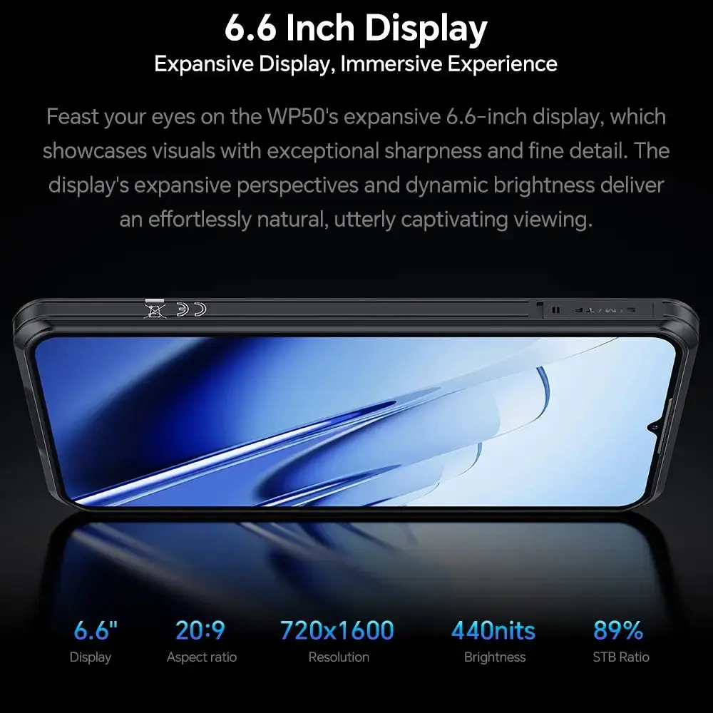 oukitel wp52 display 