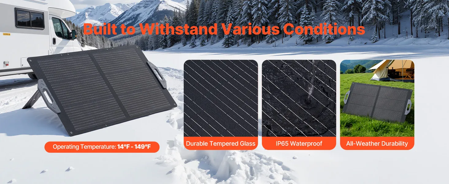 panou solar 100w , camping