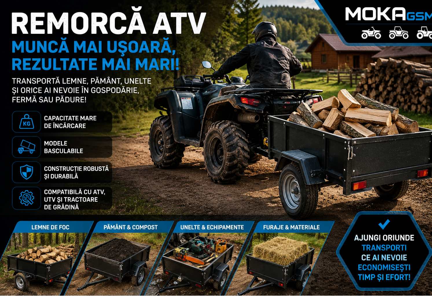 remorca atv