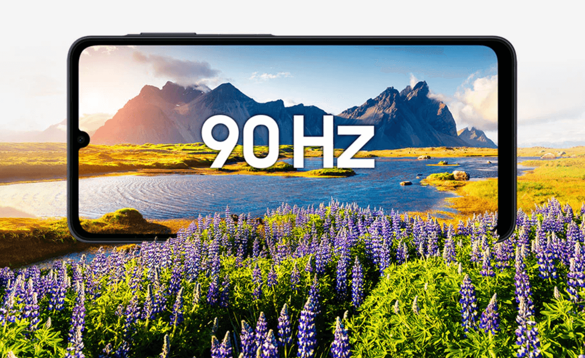 samsung galaxy a07, display 90hz, de 6.7inch