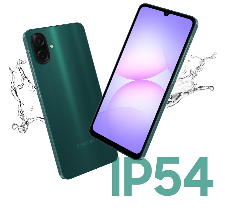 Samsung Galaxy A07, 64gb verde, vedere din fata