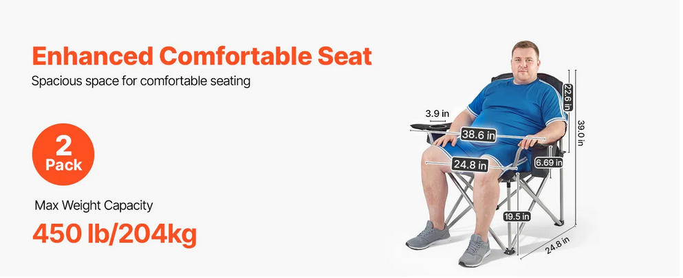 scaun camping rezistent 