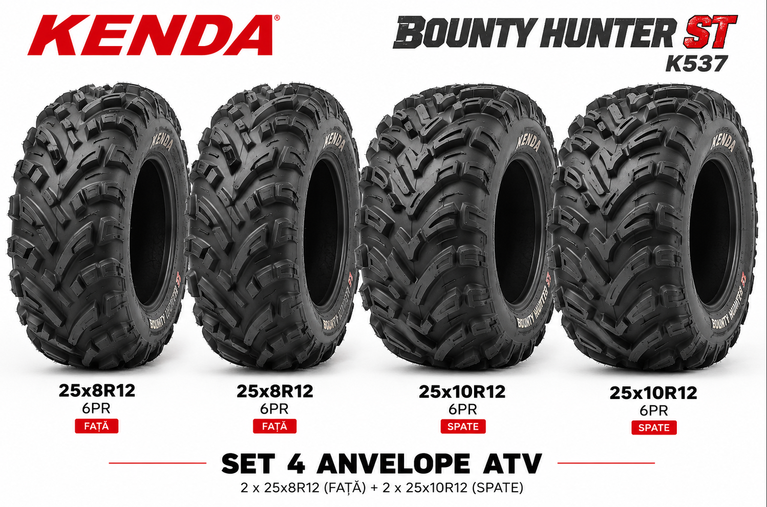 set 4 anvelope kenda bounty hunter st 