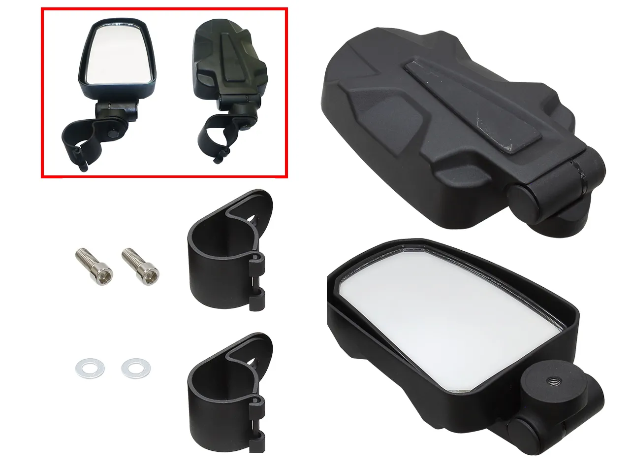 Set Oglinzi Laterale UTV Universale 44,5mm 