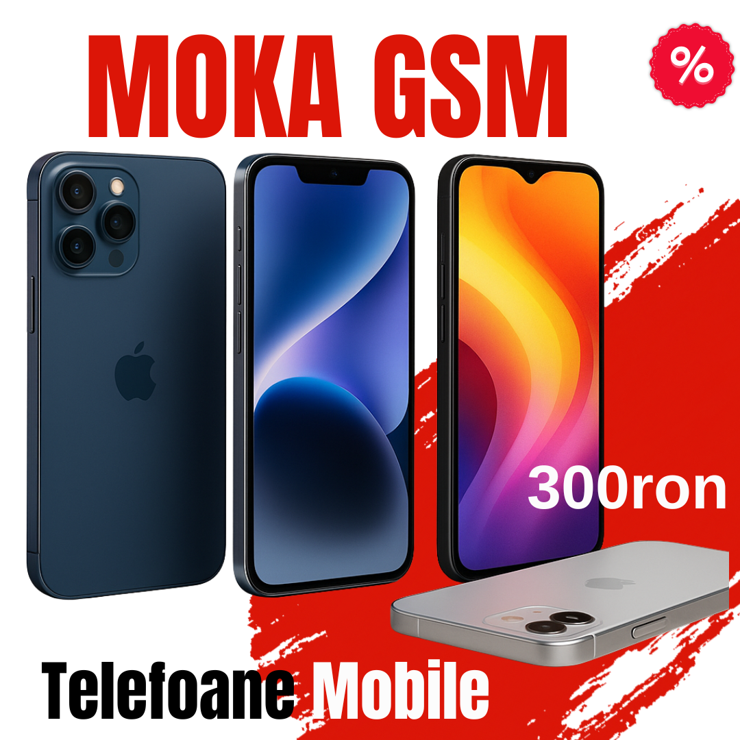 Telefoane mobile moderne – smartphone-uri premium și telefoane ieftine prezentate pentru categoria telefoane de pe moka-gsm.ro
