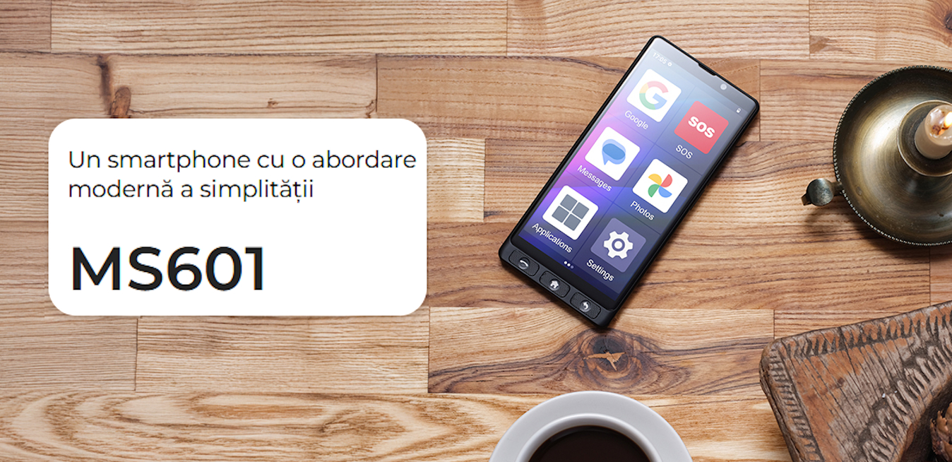 Telefon pentru Seniori Maxcom Smart MS601 2