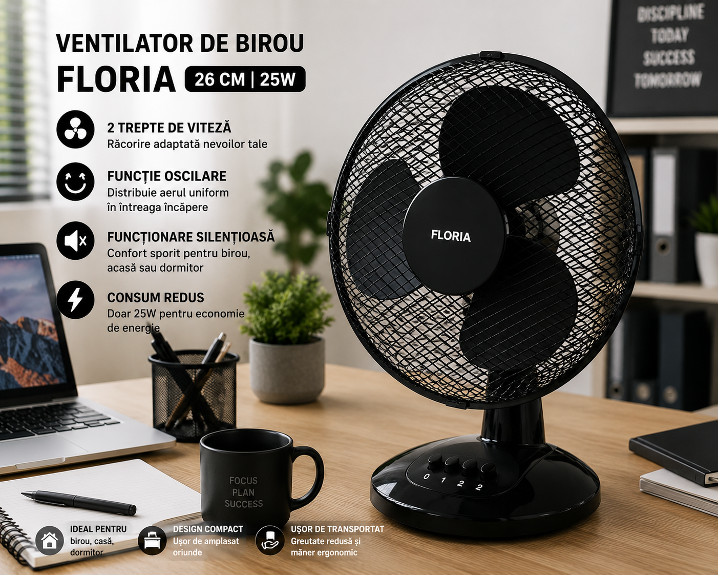 ventilator de birou