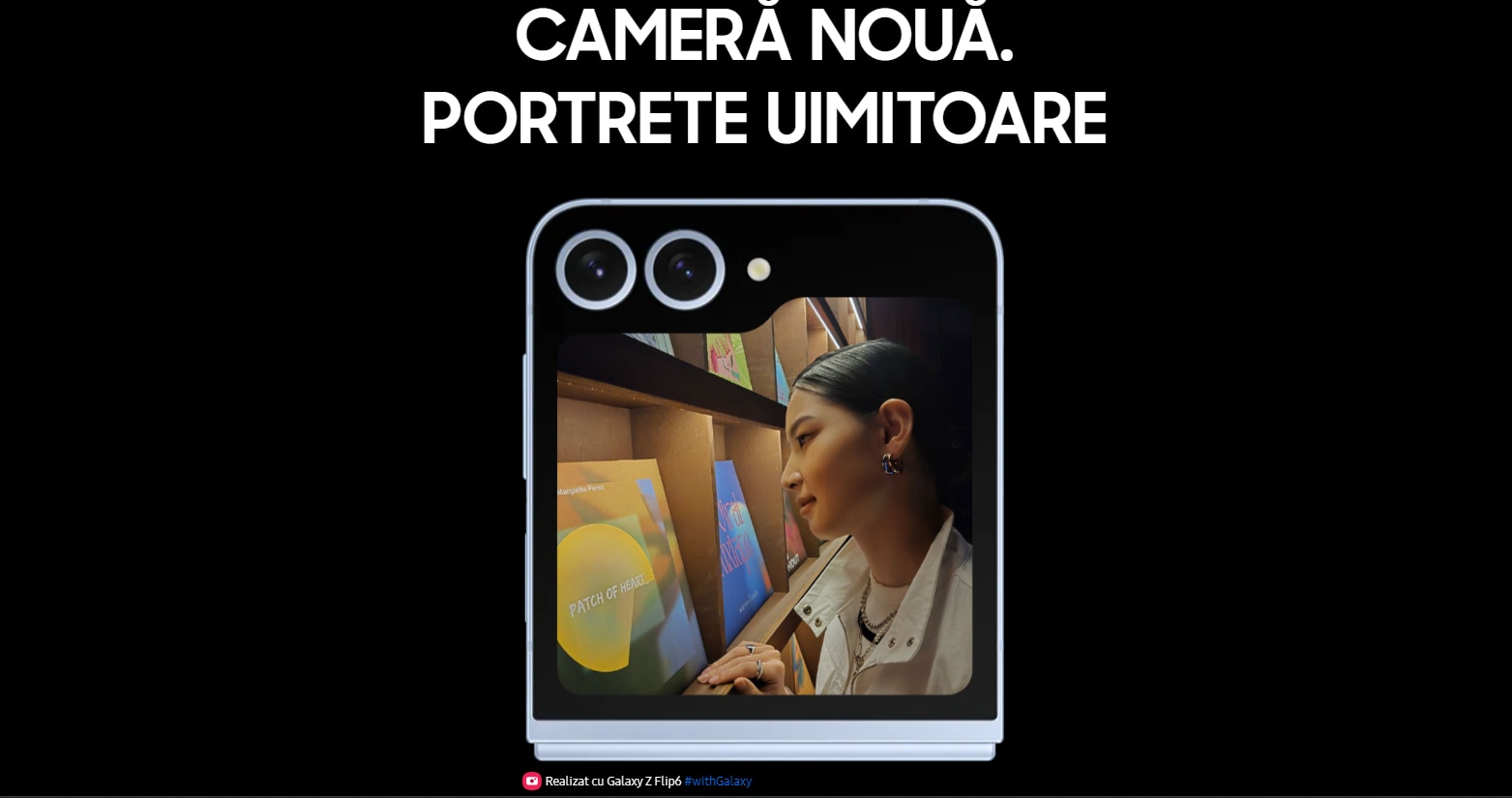 z flip 6 , camera selfie