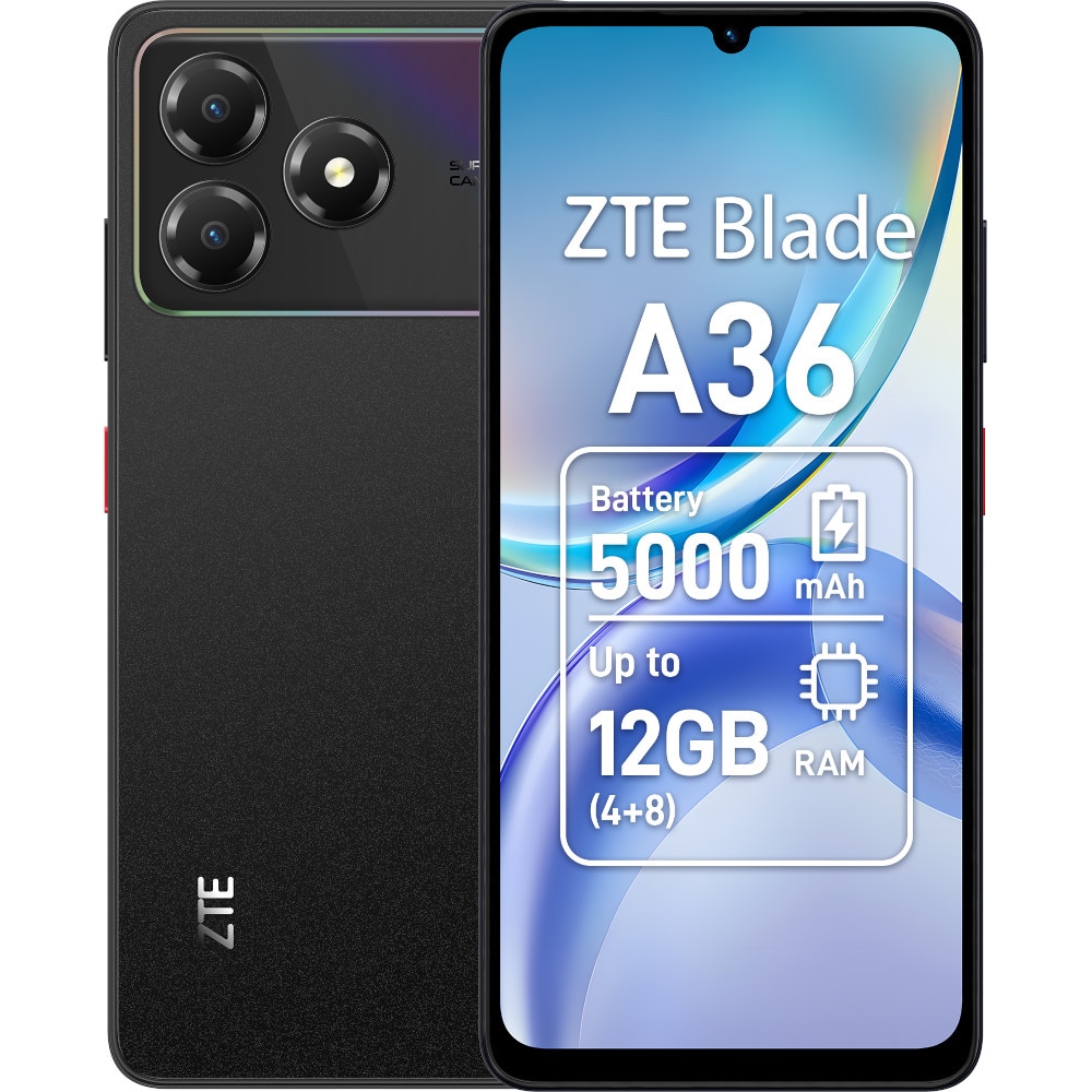 zte a36, fata