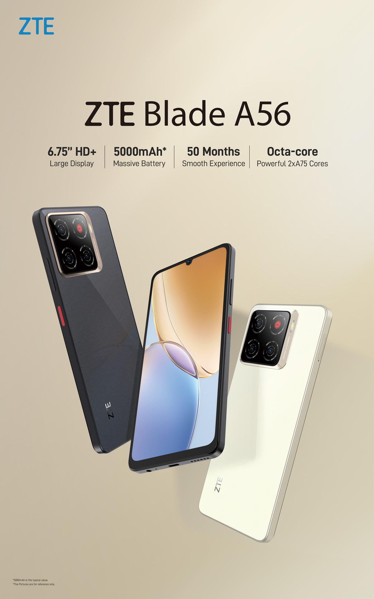 zte a56, 1