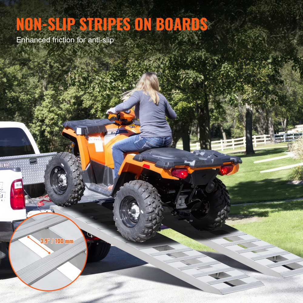 Rampe aluminiu atv offroad remorca, 2700kg,1.83metri lungime, 11kg greutate proprie [8]