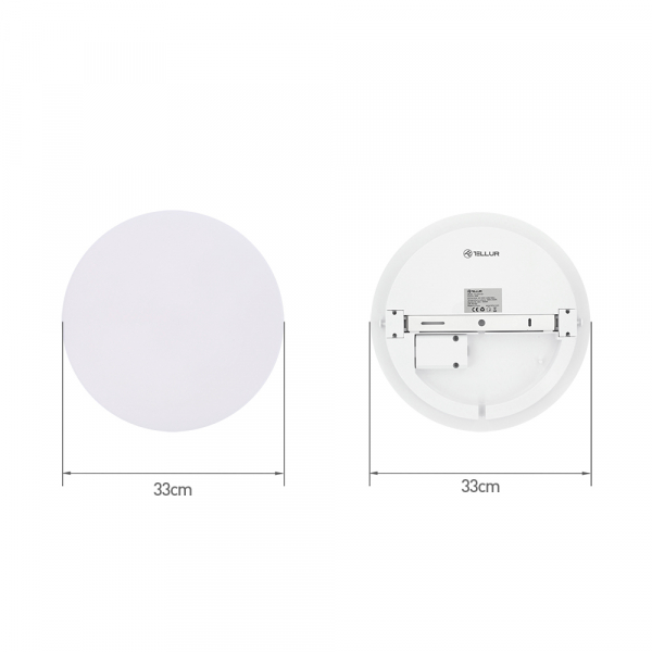 Plafoniera Led Wifi Tellur 24w Rotunda Bec Iluminare [5]
