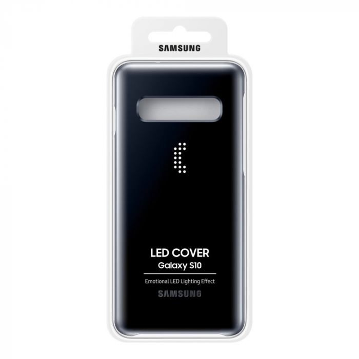 Husa Led Cover pentru Samsung Galaxy S10, Black [6]
