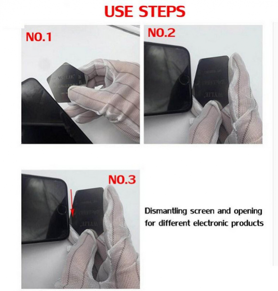 Accesoriu clips metalic desfacut telefoane Wylie K1 [2]