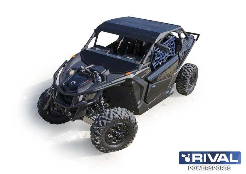 Acoperiș Aluminiu Rival pentru Can-Am Maverick X3 Heavy Duty Negru [2]