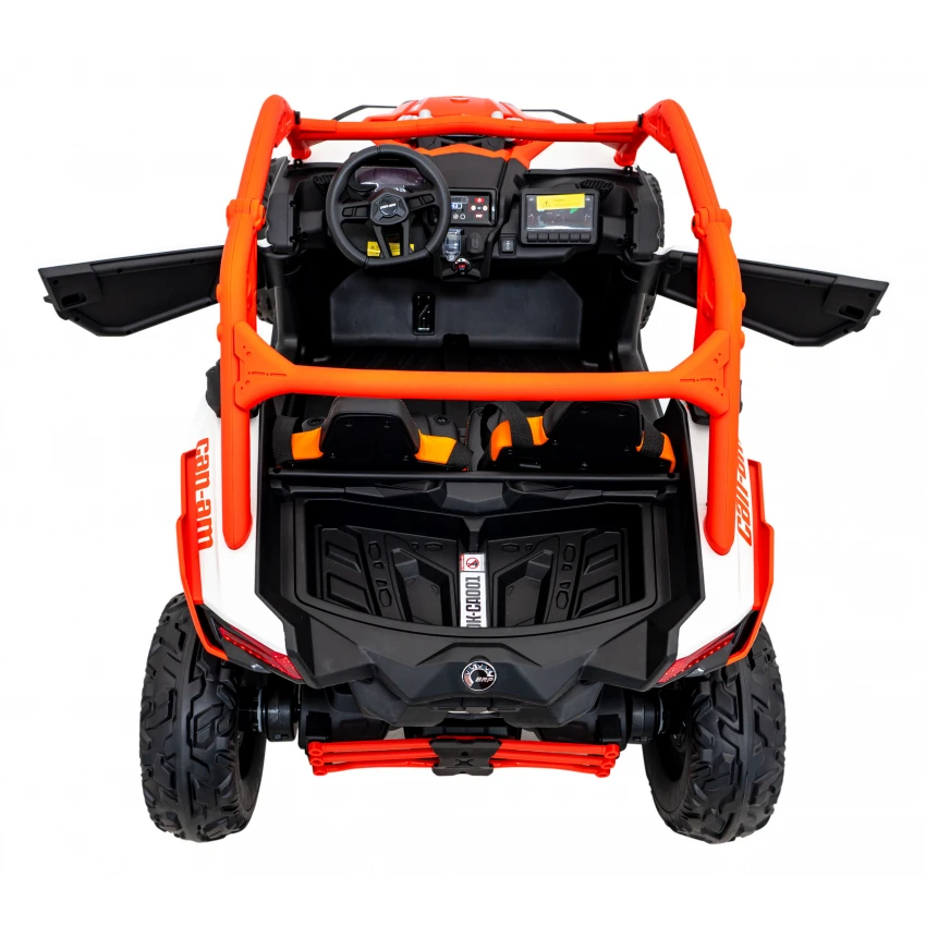 Buggy electric copii 24V 800W 2 locuri portocaliu cu telecomanda parentala si suspensie [5]