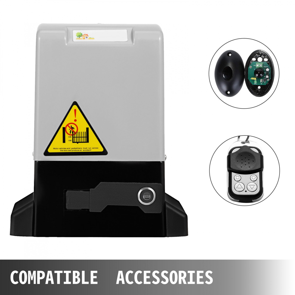 Automatizare poarta culisanta 600kg, Senzor securitate infrarosu, 2 telecomenzi, viteza 12 metri pe minut [2]