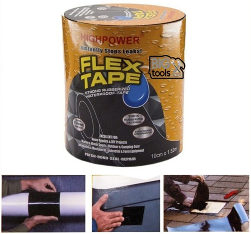 Banda rezistenta la apa Super Adeziva Flex Tape 10cmx1,5m [2]