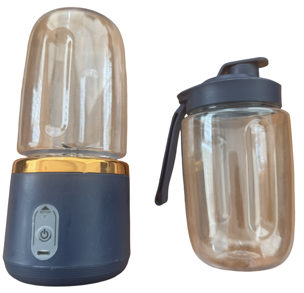 Blender portabil 400ml VK534 cu 2 căni – ideal pentru sală și camping [1]