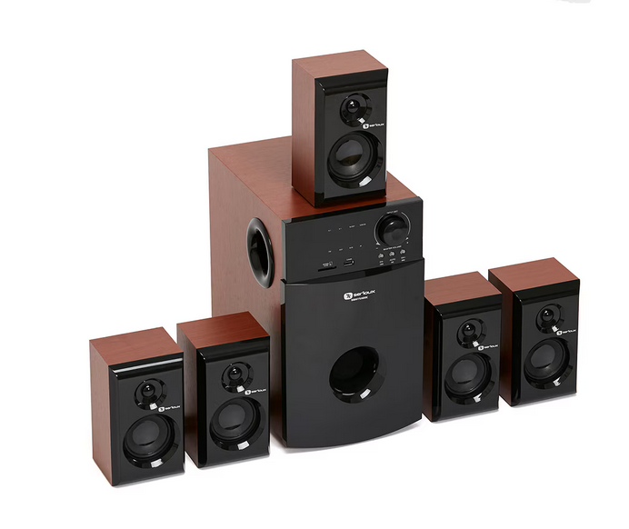 Boxe 5.1 Serioux HT5100C, 140W RMS, Rosu [1]