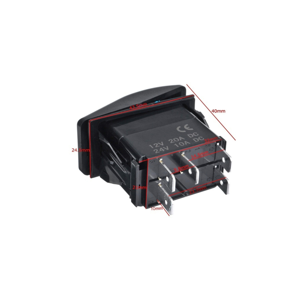 Buton On OFf Tip Rocket Switch Polaris, Canam, Can Am, UTV, Side By Side, Tip2, Intrerupator [3]