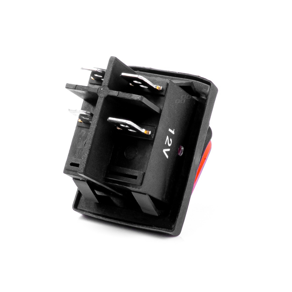 Buton On OFF 12/24V 20A cu lumina rosie [3]