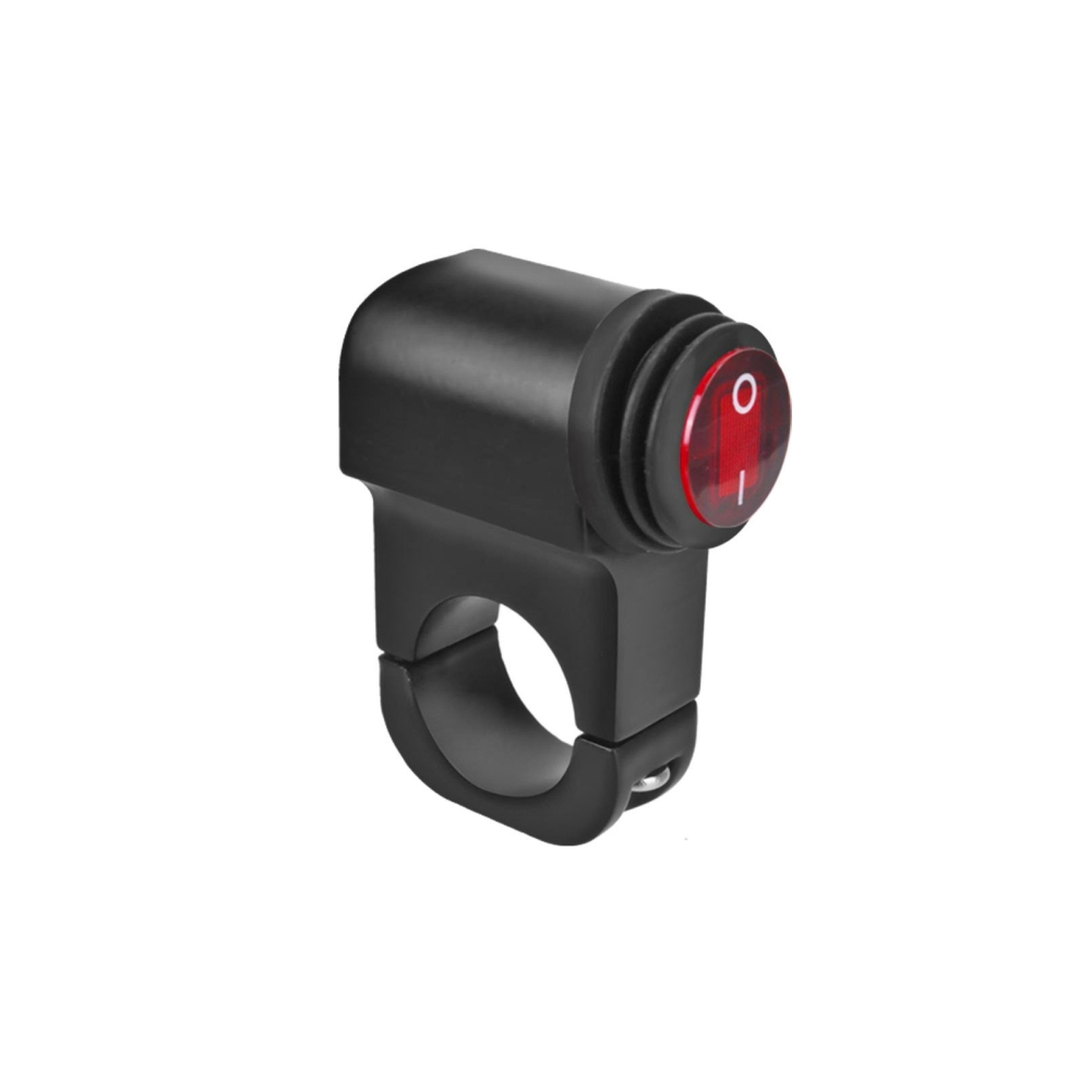 Buton din aluminiu On/Off pe ghidon – switch accesorii ATV/Moto [1]