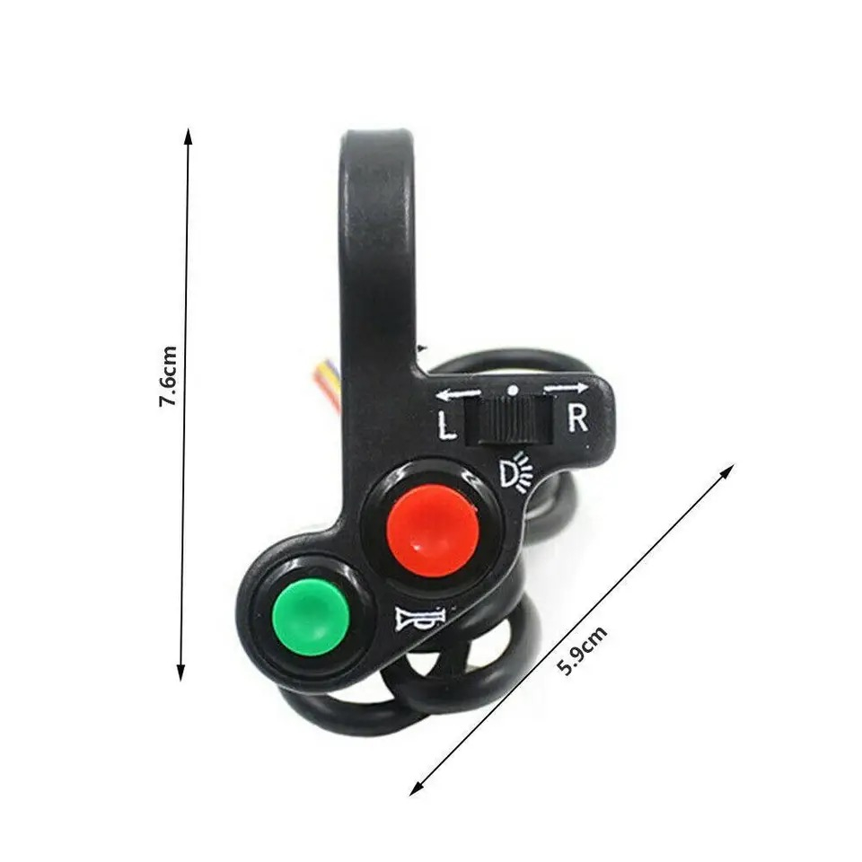 Buton Semnalizare si on off si claxon  Polaris, Can Am, Canam cfmoto, prindere pe ghidon, buton semnalizare atv prindere pe ghidon [6]