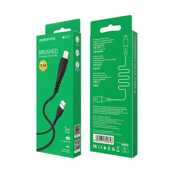 Cablu date iPhone , BX37 Borofone Wieldy Negru [2]