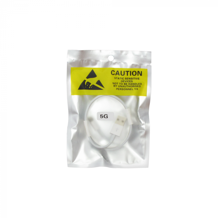 Cablu date iPhone 1m Alb Lighting Cable [2]
