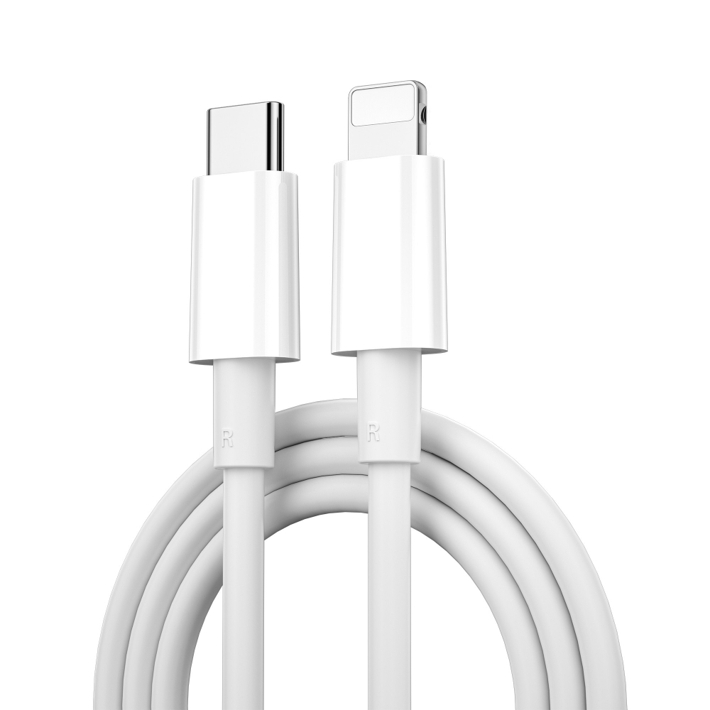 Cablu date iPhone WIWU C008 USB-C Lightning 1,2 m 30W white [2]