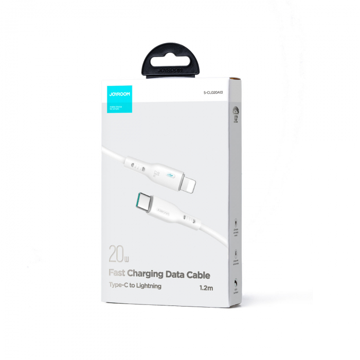 Cablu date iPhone usb c la Lighting, cablu date iphone 14 Lightning 20W 1.2m Cable Joyroom S-CL020A13 [2]