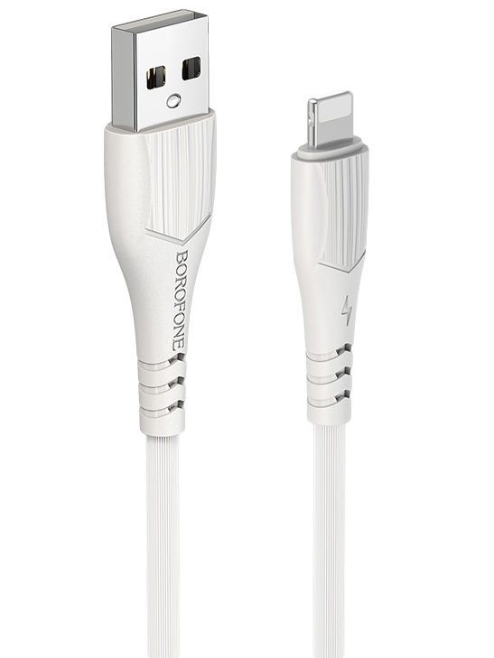 Cablu date iPhone , BX37 Borofone Brushed , ALB [2]