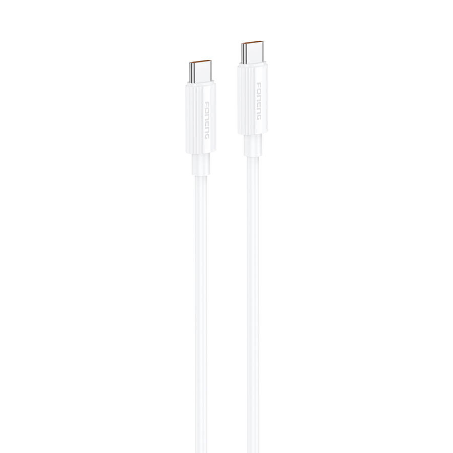 Cablu date Type C la Type-C 5A 60W 1.2m Power Delivery PD Black Power Delivery PD Black FONENG cable XS07 [2]