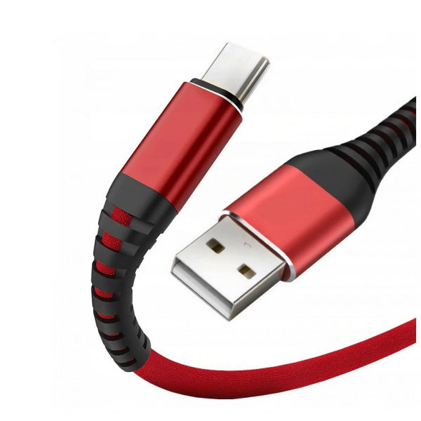 Cablu date Usb A la Type C 3A 2metri Quick Charge QC3.0 Red [2]