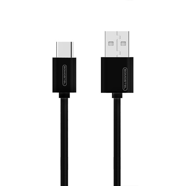 Cablu date Usb A la Type C 3.1A 30W 1.2m Quick Charge QC3.0 Black Powerline SMS-BP02 [3]